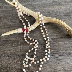 Custom mala bead necklace
